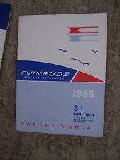 Evinrude 3.0 HP 1965 Model 3502 3503 3512 3532 3533