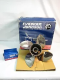 763942 Evinrude Cyclone TBX Stainless Steel 4-Blade Propeller (14-1/8 x 19) RH
