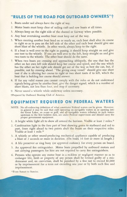 Evinrude 3012 Owners Manual Page 25