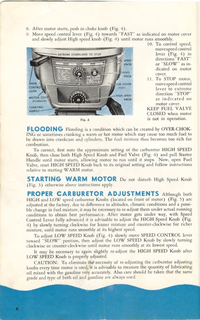 Evinrude 3012 Owners Manual Page 6