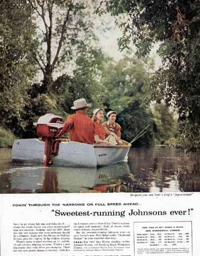 1957 Johnson Seahorse Ad