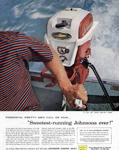 1957 Johnson Seahrose Ad